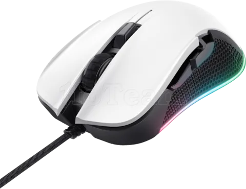 Photo de Souris filaire Gamer Trust GXT 922 Ybar RGB (Blanc)