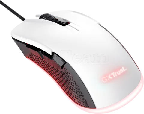 Photo de Souris filaire Gamer Trust GXT 922 Ybar RGB (Blanc)