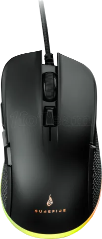 Photo de Souris filaire Gamer Verbatim SureFire Buzzard Claw RGB (Noir)