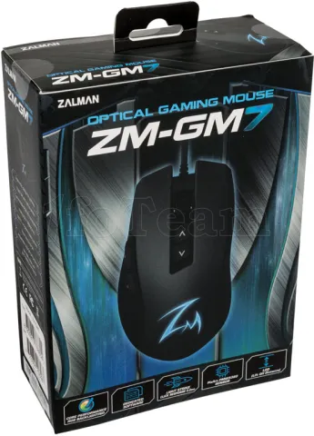 Photo de Souris filaire Gamer zalman ZM-GM7 RGB (Noir)