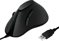 Photo de Souris filaire LogiLink verticale pour droitier (Noir)