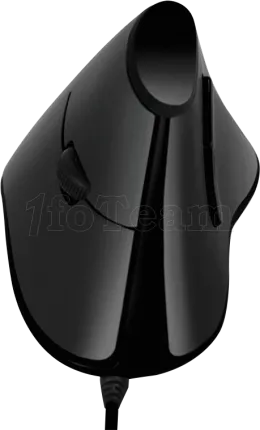 Photo de Souris filaire LogiLink verticale pour droitier (Noir)