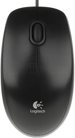 Photo de Souris filaire Logitech B100 Optical USB (Noir)