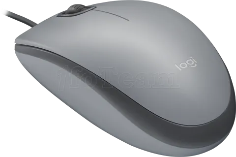 Photo de Souris filaire Logitech M110 Silent (Gris)