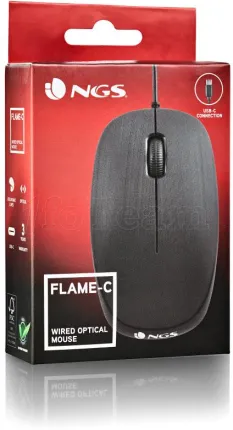 Photo de Souris filaire NGS Flame-C (Noir)