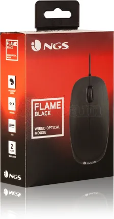 Photo de Souris filaire NGS Flame (Noir)