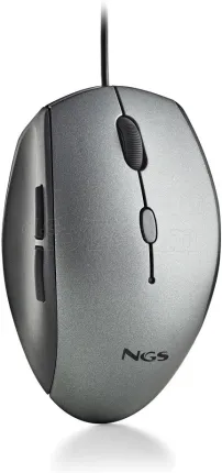 Photo de Souris filaire NGS Moth (Noir/Gris)