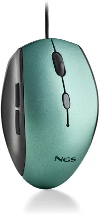 Photo de Souris filaire NGS Moth (Noir/Vert)