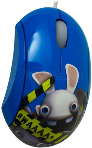 Photo de Souris filaire SteelSeries Lapins Crétins BWAAAAH (Bleu)