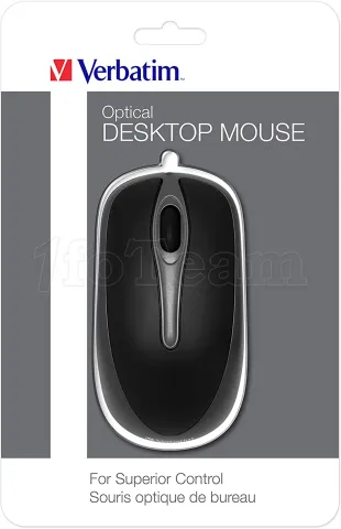 Photo de Souris filaire Verbatim Desktop (Noir)