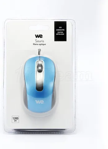 Photo de Souris filaire We USB (Bleu)