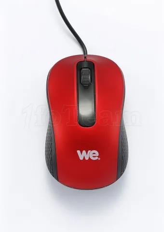 Photo de Souris filaire We USB (Noir/Rouge)