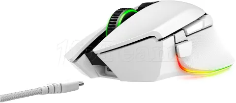 Photo de Souris Gamer sans fil Razer Basilisk V3 Pro 35K RGB (Blanc)