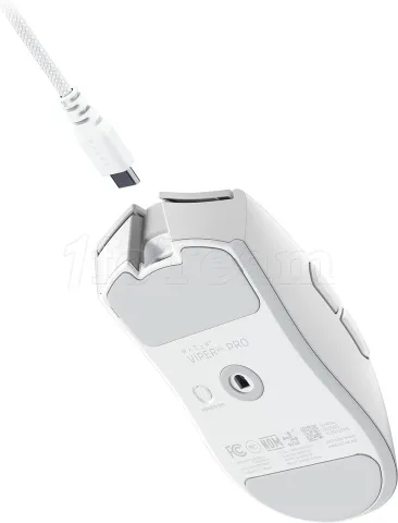 Photo de Souris Gamer sans fil Razer Viper V4 Pro (Blanc)