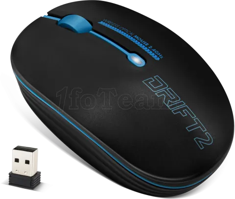 Photo de Souris sans fil Advance Drift 2 (Bleu)