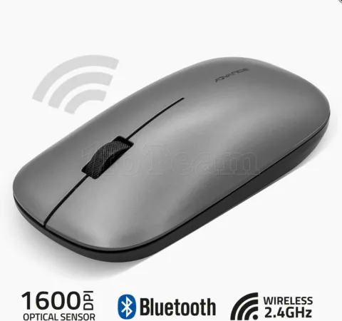 Photo de Souris sans fil Advance SlimFit (Gris)