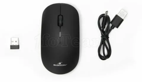 Photo de Souris sans fil Bluestork Office 100 (Noir)