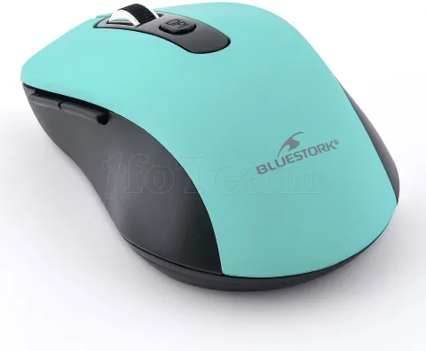 Photo de Souris sans fil Bluestork Office 70 (Noir/Vert)