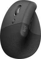 Photo de Souris sans fil Bluetooth ergonomique verticale Logitech Lift pour gaucher (Noir)