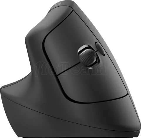 Photo de Souris sans fil Bluetooth ergonomique verticale Logitech Lift pour gaucher (Noir)