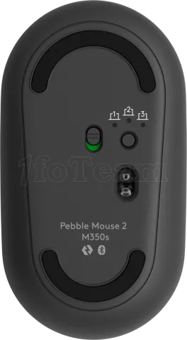 Photo de Souris sans fil Bluetooth Logitech Pebble 2 M350s (Noir)