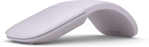 Photo de Souris sans fil Bluetooth Microsoft Arc (Gris Lilas)
