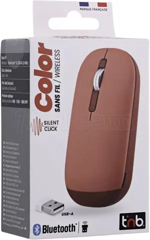 Photo de Souris sans fil Bluetooth T'nB Color 3 (Rouge)
