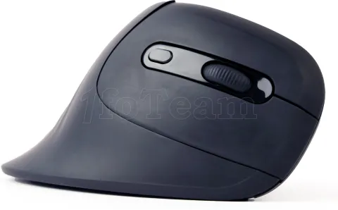Photo de Souris sans fil ergonomique Gembird MUSW-ERGO-03 (Noir)