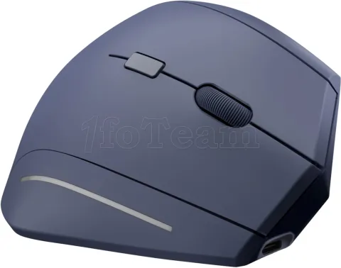Photo de Souris sans fil ergonomique T'nB Ergo verticale pour droitier (Bleu)