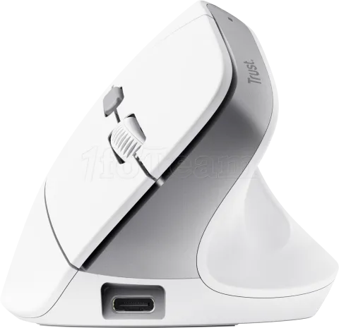 Photo de Souris sans fil ergonomique Trust Bayo II (Blanc)