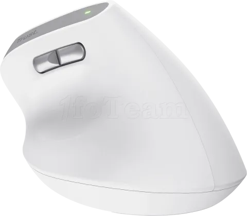 Photo de Souris sans fil ergonomique Trust Bayo II (Blanc)