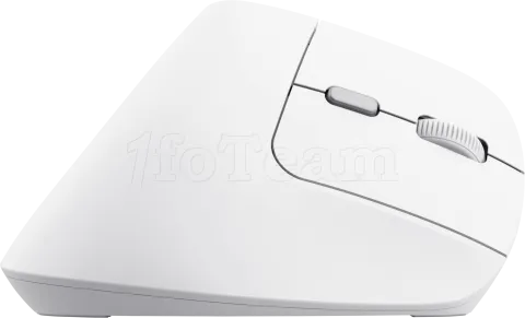 Photo de Souris sans fil ergonomique Trust Bayo II (Blanc)