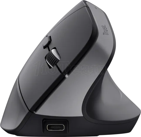 Photo de Souris sans fil ergonomique Trust Bayo+ (Noir)