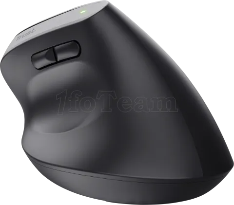 Photo de Souris sans fil ergonomique Trust Bayo+ (Noir)