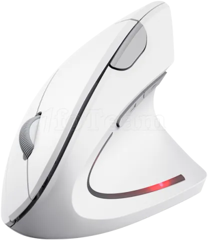 Photo de Souris sans fil ergonomique Trust Verto (Blanc)