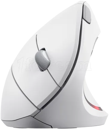 Photo de Souris sans fil ergonomique Trust Verto (Blanc)