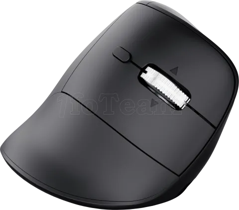 Photo de Souris sans fil ergonomique Trust Vyran (Noir)