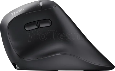 Photo de Souris sans fil ergonomique Trust Vyran (Noir)