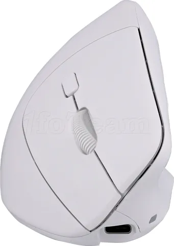 Photo de Souris sans fil ergonomique verticale T'nB Ergo Light pour droitier (Blanc)