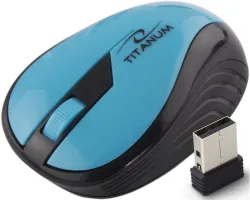 Photo de Souris sans fil Esperanza Titanum Rainbow 3D TM114T (Noir/Bleu)