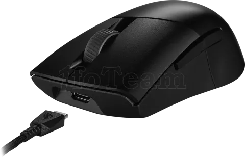 Photo de Souris sans fil Gamer Asus Rog Keris Aimpoint (Noir)