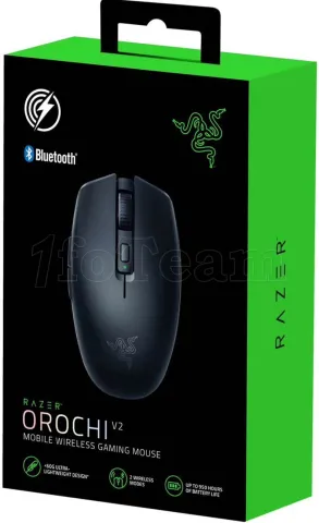 Photo de Souris sans fil Gamer Bluetooth Razer Orochi V2 (Noir)