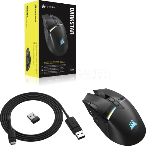 Photo de Souris sans fil Gamer Corsair Darkstar RGB (Noir)