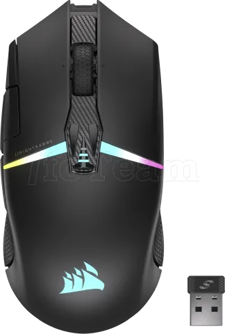 Photo de Souris sans fil Gamer Corsair NightSabre RGB (Noir)