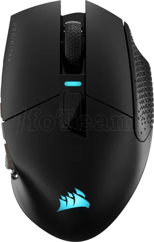 Photo de Souris sans fil Gamer Corsair Scimitar Elite RGB (Noir)
