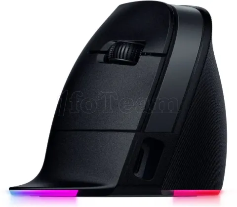 Photo de Souris sans fil Gamer ergonomique Razer Pro Click V2 Vertical RGB (Noir)