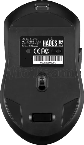 Photo de Souris sans fil Gamer Gamdias Hades M2 RGB (Noir)