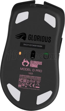 Photo de Souris sans fil Gamer Glorious Model D Pro (Noir/Bleu)