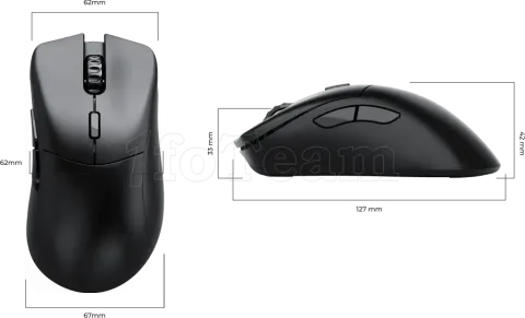 Photo de Souris sans fil Gamer Glorious PC Gaming Race Model D2 Pro 1K (Noir)