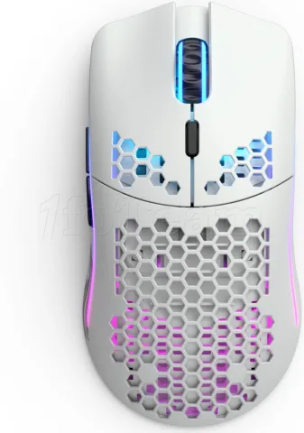 Photo de Souris sans fil Gamer Glorious PC Gaming Race Model O RGB (Blanc)